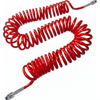 Příslušenství ke kompresoru Hadička spirálová červená PU 10x7^R1/4" /2m Legris 1470U10 03 13