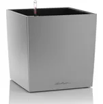Lechuza Cube Premium 40 (kompletní set) stříbrná