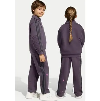 adidas Tepláková souprava Minecraft KC6834 Fialová Loose Fit 5_6Y