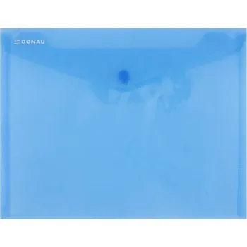 Obálka s drukem průhledná C5 PP - modrá
