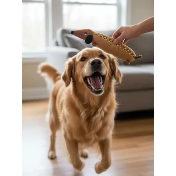 Hračka pro psa Sinsay - Plyšová hračka pro psa s pískátkem - béžová - 843IA-80X - 843IA-80X-ONE