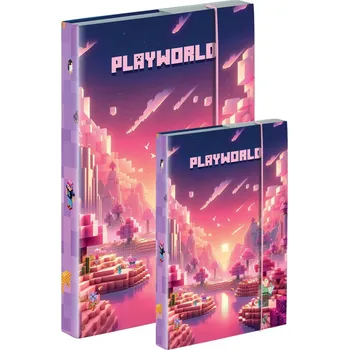 Školní batoh Box na sešity A4+A5 Playworld Girl