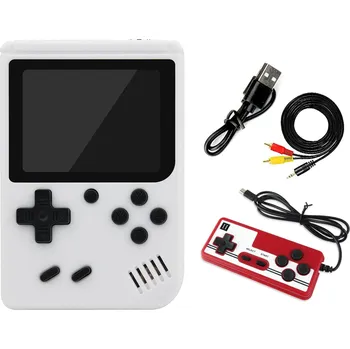 Herní konzole Retro FC mini retro herní konzole, 400 her - Bílá, nová