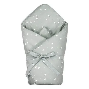 Dětský pokoj Zavinovačka SOFTELLO - šalviový zimný les - Zimná