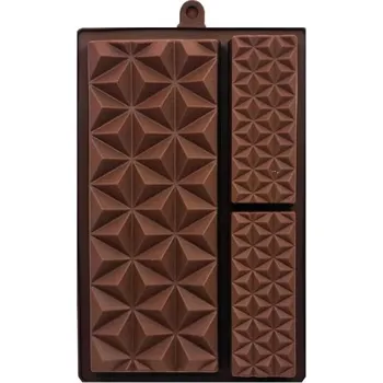 Forma na pečení Dortisimo Silikonová forma na čokoládu Tabulky (na 3 ks) 16 cm