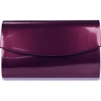 Kabelka Lesklé pevné psaníčko 232 v barvě bordó