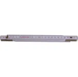 Metr skládací 1m - PROFI dřevo bílý