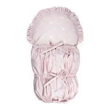 Dětský pokoj Perinka letná - tmavoružové vtáčiky