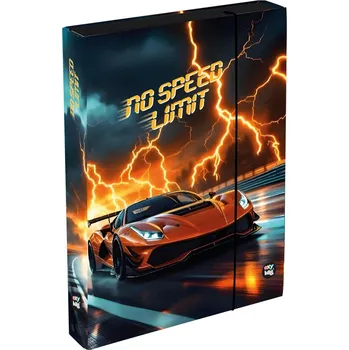 Školní batoh Box na sešity A4 Jumbo auto 2