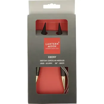 Jehlice KnitPro Lantern Moon kruhové fixní jehlice 80Cm 10mm (Lantern Moon’s Destiny circular knitting needles 80Cm 10mm)