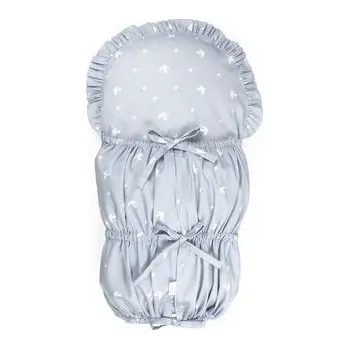 Dětský pokoj Perinka perová - sivomodré vtáčiky