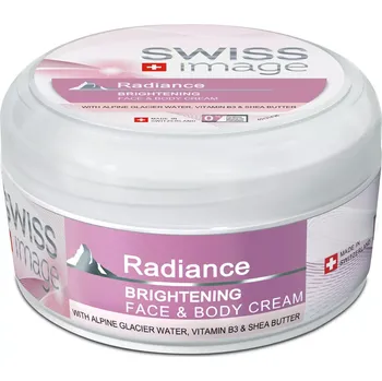 Tělový krém Swiss Image Body Care Radiance Brightening Face & Body Cream rozjasňující krém na obličej a tělo 200 ml