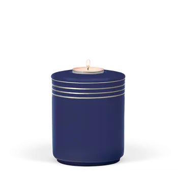 Smuteční dekorace Keramická miniurna Sean - Modrá