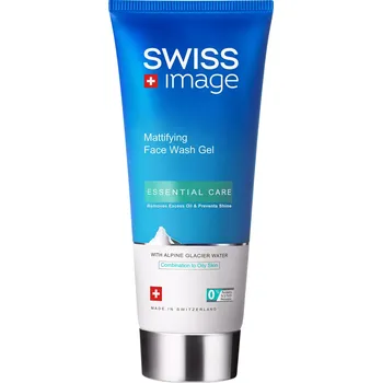 Přípravek na čištění pleti a oči Swiss Image Essential Care Mattifying Face Wash Gel čisticí gel pro kombinovanou až mastnou pleť 200 ml