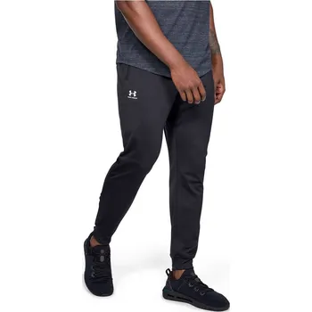 Pánské kalhoty kalhoty pánské UNDER ARMOUR SPORTSTYLE TRICOT JOGGER, Black - L