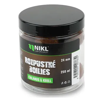 Nástraha Rozpustné Boilies Nikl Calanus & Krill 250ml 18mm