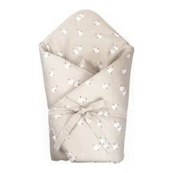 Dětský pokoj Zavinovačka SOFTELLO - béžoví snehuliaci - Perie