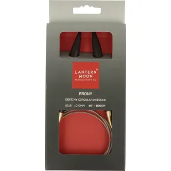 Jehlice KnitPro Lantern Moon kruhové fixní jehlice 100Cm 10mm (Lantern Moon’s Destiny circular knitting needles 100Cm 10mm)