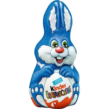 Cukrovinka KINDER VELIKONOČNÍ ZAJÍC S PŘEKVAPENÍM 75G MODRÝ