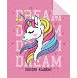 Detexpol Luxusní přehoz na postel 170x210 cm - Jednorožec