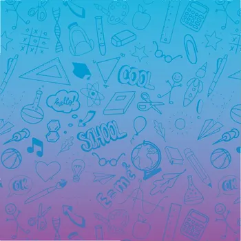 Školní batoh Ubrus do výtvarné výchovy 65x50cm Ombre Girl