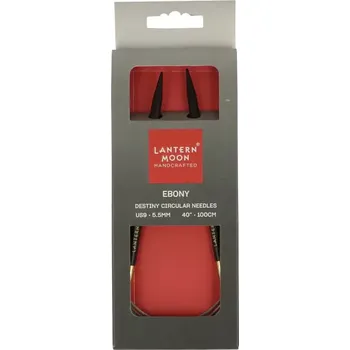 Jehlice KnitPro Lantern Moon kruhové fixní jehlice 100Cm 5,5mm (Lantern Moon’s Destiny circular knitting needles 100Cm 5,5mm)