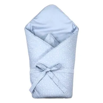 Dětský pokoj Zavinovačka SOFTELLO - svetlomodrá bodka MIX - Zimná