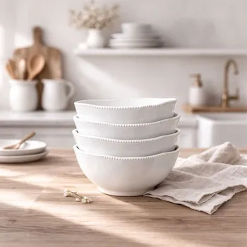 HOMLA Miska z kameniny Corall Elegant S