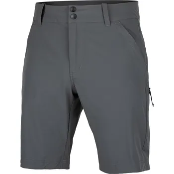 Pánské kraťasy Northfinder Pánské turistické šortky lehké vodoodpudivé strečové HALMO, šedá,