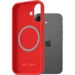 AlzaGuard Silicone Case Compatible with Magsafe pro iPhone 17 červený AGD-PCMS476R