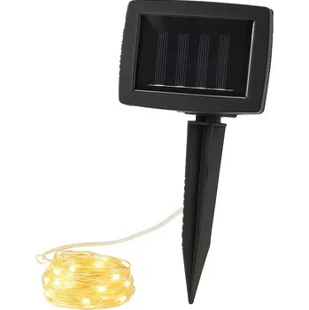Venkovní osvětlení Solární LED světelný řetěz Lako 9,9 m teplá bílá