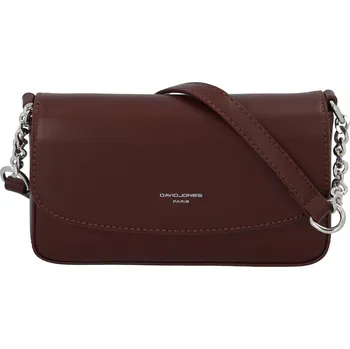 Kabelka Dámská crossbody kabelka tmavě hnědá - David Jones Tallma hnědá