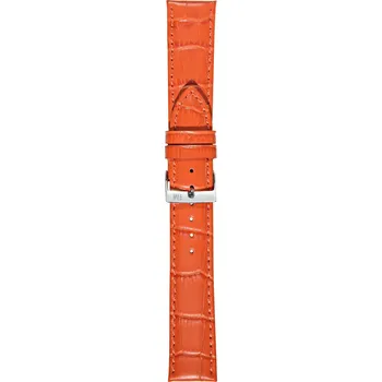 Řemínek na hodinky Bolle - Kožený řemínek na hodinky 18 mm oranžový