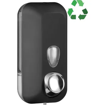 Dávkovač mýdla MARPLAST ECOLORED dávkovač tekutého mýdla 550ml, ABS, Soft Touch, černá mat