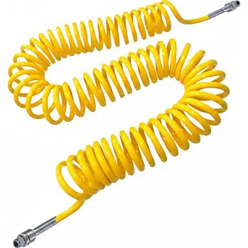 Příslušenství ke kompresoru Hadička spirálová žlutá PU 12x8^R3/8" /4m Legris 1471U12 05 17