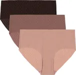 Dámské kalhotky UNDER ARMOUR UA Pure Stretch Mesh HIP - 3pk brown - L