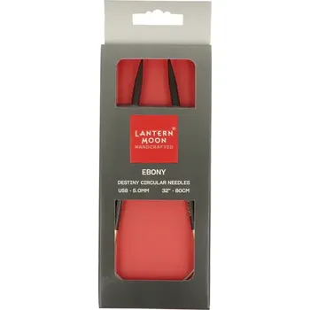 Jehlice KnitPro Lantern Moon kruhové fixní jehlice 80Cm 5mm (Lantern Moon’s Destiny circular knitting needles 80Cm 5mm)