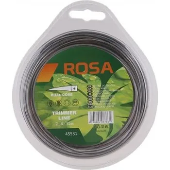 Struna do sekačky Struna žací čtverec 2.4mm x 15m nylonový střed