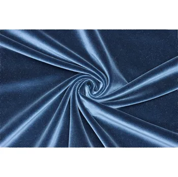 Samet bavlněný - Tmavě modrý 2. Jakost kus 1,3 m