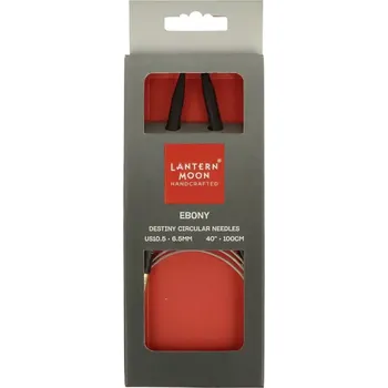 Jehlice KnitPro Lantern Moon kruhové fixní jehlice 100Cm 6,5mm (Lantern Moon’s Destiny circular knitting needles 100Cm 6,5mm)