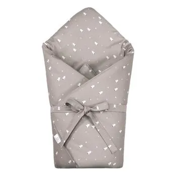 Dětský pokoj Zavinovačka SOFTELLO - sivohnedý zimný les - Perie