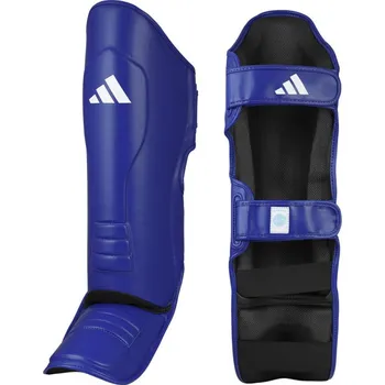 Chránič holeně pro bojový sport Adidas chránič holení a nártů Wako, modrý M