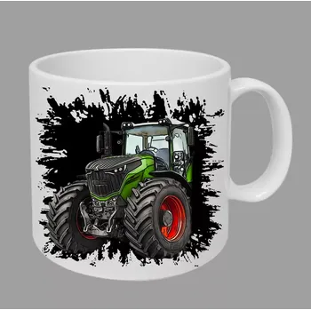 Moon River Fendt 1000 Vario hrnek s traktorem černý obsah 330 ml (hrneček traktor)