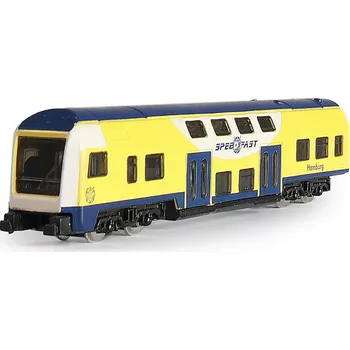 Vláček a vláčkodráha Kovový mini regionální vlak 1:48, 16 cm