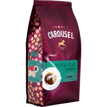 Káva Carousel Daily Cup Classic zrnková káva 1kg