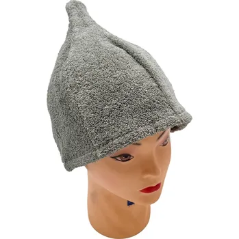 EVEI Klobouk do sauny bavlněný šedý