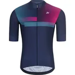 HOLOKOLO Cyklistický dres s krátkým rukávem - SPECTRO - modrá