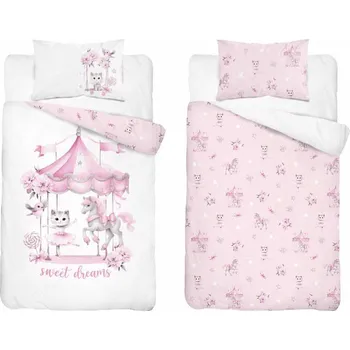Povlečení Detexpol Povlečení do postýlky 100x135 + 40x60 cm - Sladké sny