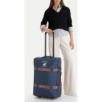 Střední kufr Beverly Hills Polo Club CEO-BHPC-WAL-001-M Tmavomodrá NOSIZE