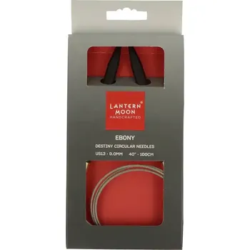 Jehlice KnitPro Lantern Moon kruhové fixní jehlice 100Cm 9mm (Lantern Moon’s Destiny circular knitting needles 100Cm 9mm)